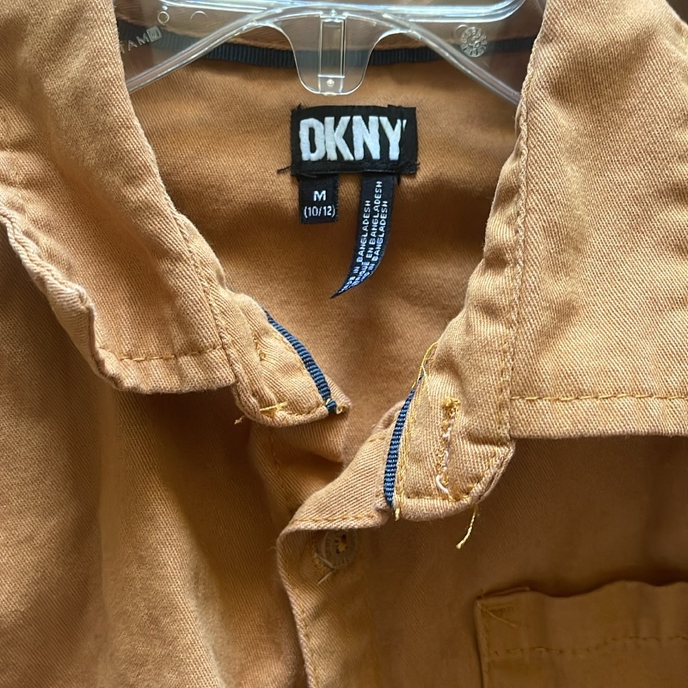 DKNY Boys' Shirt - Classic Fit Woven Long Sleeve Button Down Shirt - Picture 3 of 7